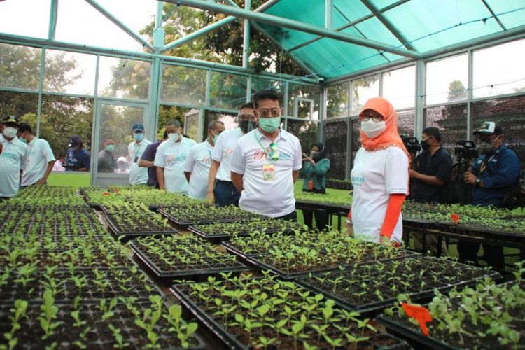 Syahrul yasin limpo resmikan Agro edukasi ragunan