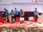 Gubernur DIY dan jajaran PLN saat menanam pohon pakan ternak pendukung EBT