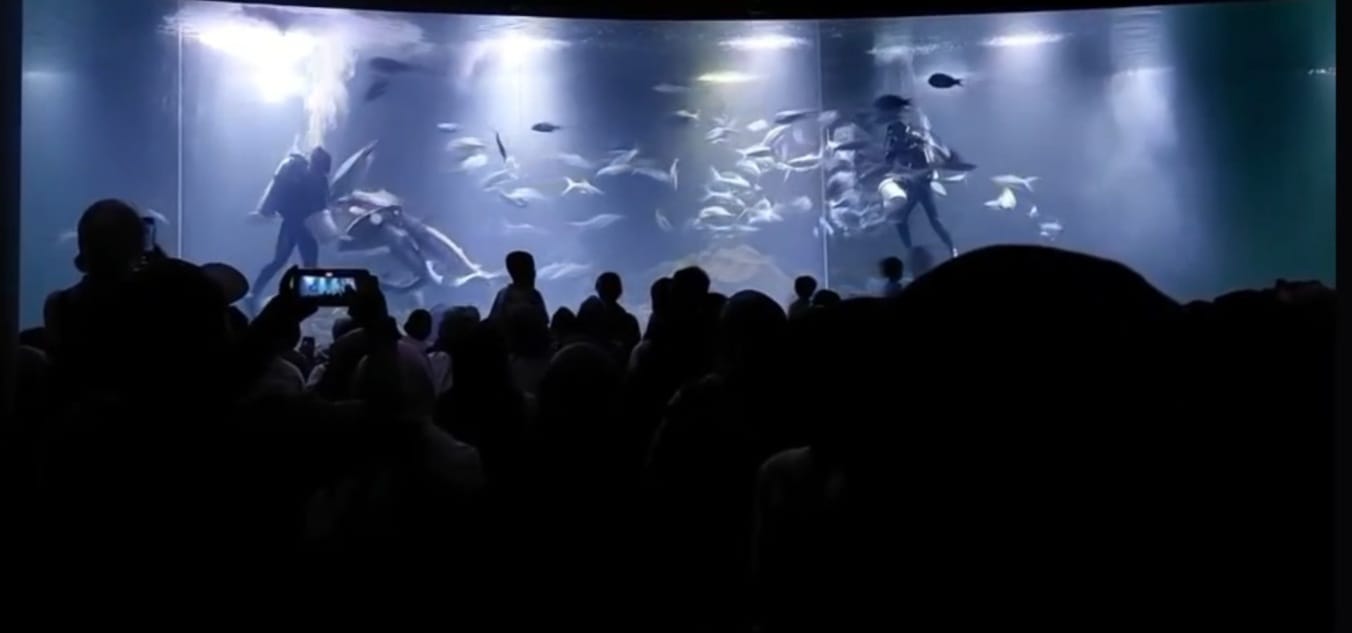 Aquarium KKP di Pangandaran Jadi Destinasi Favorit Libur Lebaran1