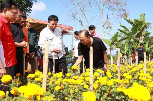 Wayan Koster di Kebun Gemitir