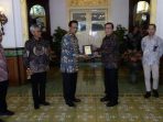 Pertemuan Gubernur DIY dan pimpinan PT Pupuk Indonesia. (Dok. Pemda DIY)