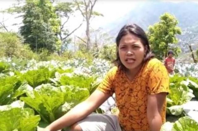 Anggota Kelompok Tani Ca Nai Cako Poco Leok di kebun pertaniannya (Panennews.com/Sony)