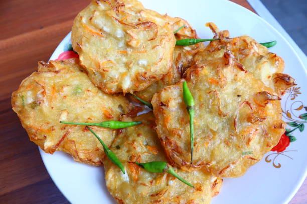 Bakwan is a fried food made from vegetables and wheat flour