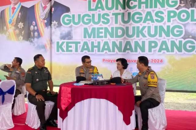 Acara peluncuran Gugus Tugas Ketahanan Pangan di NTB